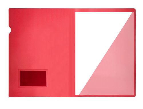 Bolsa dossier liderpapel din a4 polipropileno 180 microns vermelho translucido 20 folhas , Liderpapel , 47431 , 8423473474314